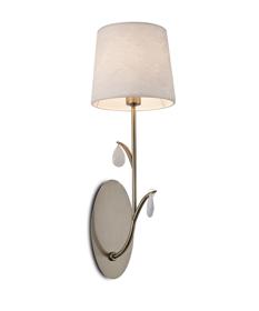 Andrea Antique Brass Wall Lights Mantra Armed Wall Lights Andrea Antique Brass Wall Lights Mantra Armed Wall Lights